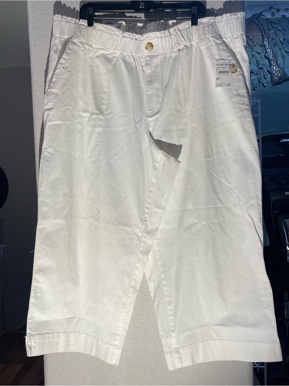 Democracy White Wide-Leg Jeans Sz 22W